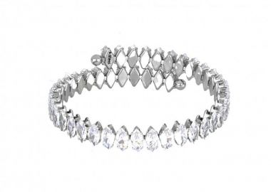 Βραχιόλι Ριβιέρα 8mm Από Ατσάλι TU29802 - AMOR AMOR - 