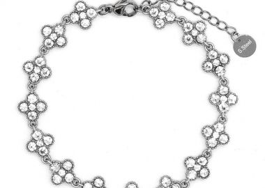 Βραχιόλι Ριβιέρα Με Σταυρούς Από Ατσάλι MI21886 - AMOR AMOR - 