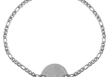 Βραχιόλι Ταυτότητα Από Ανοξείδωτο Ατσάλι Με Χάραξη AA28874 19cm - AMOR AMOR - 