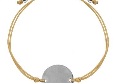 Βραχιόλι Ταυτότητα Από Κορδόνι Και Ανοξείδωτο Ατσάλι AA28863 - AMOR AMOR - 