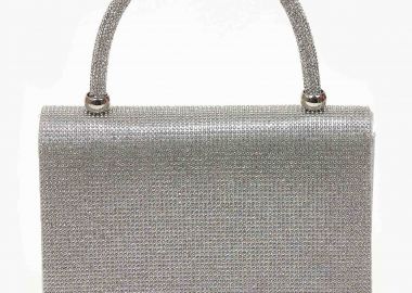 Βραδυνή τσάντα με στρας - Ασημί - Issue - 