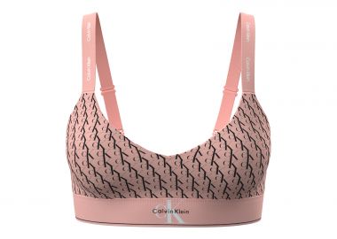 Bralette με ελαφριά επένδυση - Graphic Monogram Microfibre Stretch - CALVIN KLEIN - 