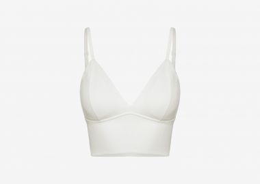 Bralette-Top In White - Cutcuutur - 