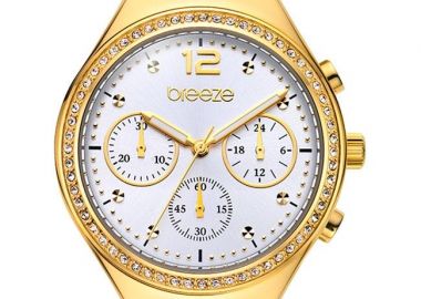 BREEZE Absolute Chronograph - 212561.1, Gold case with Stainless Steel Bracelet - Breeze - 