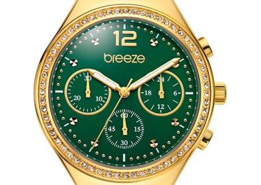 BREEZE Absolute Chronograph - 212561.7, Gold case with Stainless Steel Bracelet - Breeze - 