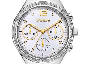 BREEZE Absolute Chronograph - 612561.1, Silver case with Stainless Steel Bracelet - Breeze - 