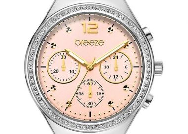 BREEZE Absolute Chronograph - 612561.4, Silver case with Stainless Steel Bracelet - Breeze - 