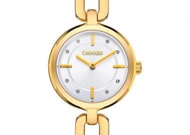 BREEZE Cadena - 212581.1, Gold case with Stainless Steel Bracelet - Breeze - 