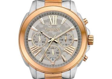 BREEZE Chronique Chronograph - 712481.6, Silver case with Stainless Steel Bracelet - Breeze - 