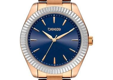 BREEZE Elitistic - 212411.5, Rose Gold case with Stainless Steel Bracelet - Breeze - 