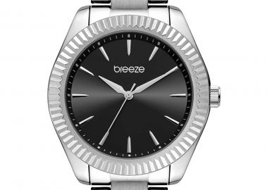 BREEZE Elitistic - 612411.7, Silver case with Stainless Steel Bracelet - Breeze - 