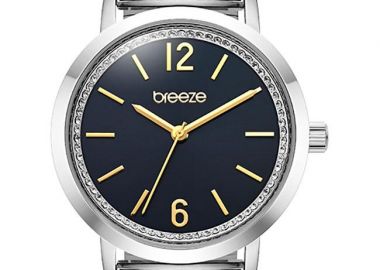 BREEZE Halo - 612571.2, Silver case with Stainless Steel Bracelet - Breeze - 