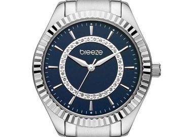 BREEZE Magnificent Crystals - 612471.3, Silver case with Stainless Steel Bracelet - Breeze - 