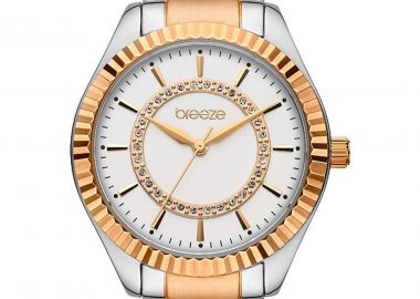 BREEZE Magnificent Crystals - 712471.4, Silver case with Stainless Steel Bracelet - Breeze - 