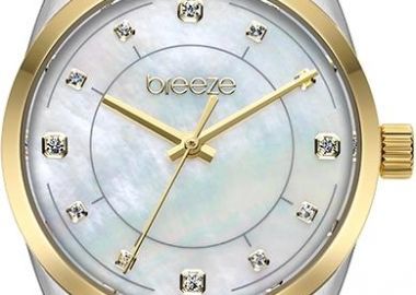 BREEZE Ocealis Crystals - 712611.1, Silver case with Stainless Steel Bracelet - Breeze - 