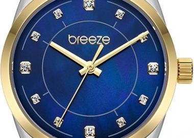 BREEZE Ocealis Crystals - 712611.3, Silver case with Stainless Steel Bracelet - Breeze - 