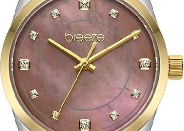 BREEZE Ocealis Crystals - 712611.5, Silver case with Stainless Steel Bracelet - Breeze - 