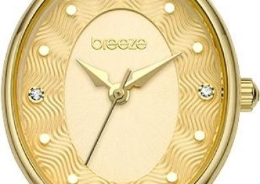 BREEZE Sirena - 212591.4, Gold case with Stainless Steel Bracelet - Breeze - 