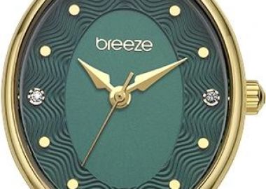 BREEZE Sirena - 212591.5, Gold case with Stainless Steel Bracelet - Breeze - 