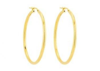 BREEZE Σκουλαρίκια από Aσήμι 925 Gold 213062.1 - Breeze Jewellery - 