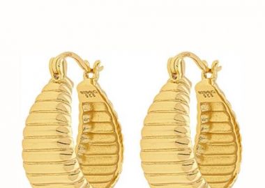 BREEZE Σκουλαρίκια από Ασήμι 925 Gold 216037.1 - Breeze Jewellery - 