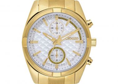 BREEZE Starlight Chronograph - 212501.1, Gold case with Stainless Steel Bracelet - Breeze - 