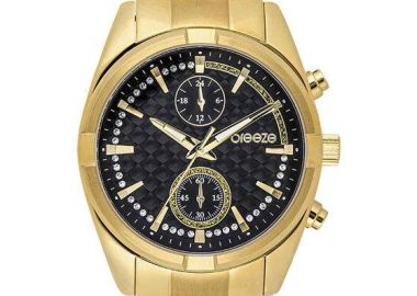 BREEZE Starlight Chronograph - 212501.2, Gold case with Stainless Steel Bracelet - Breeze - 