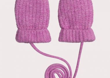 Βρεφικά Γάντια για Κορίτσια Cosy Pink ΡΟΖ - DPAM - 