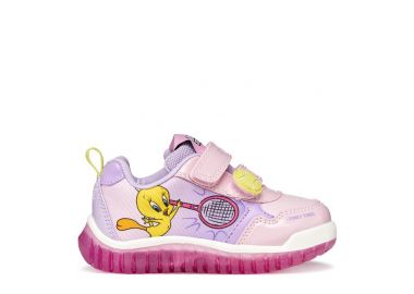Βρεφικά Παπούτσια Geox Lightyloo για Κορίτσια Tweety Lilac (Μεγέθη 20-27) ΡΟΖ - GEOX - 