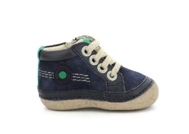 Βρεφικά Παπούτσια Kickers Sonistreet για Αγόρια Navy Blue (Μεγέθη 19-23) ΜΠΛΕ - KICKERS - 