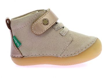 Βρεφικά Παπούτσια Kickers Sonizikro για Κορίτσια Beige Champagne (Μεγέθη 19-23) ΜΠΕΖ - KICKERS - 