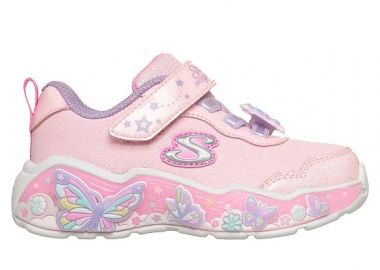 Βρεφικά Παπούτσια Skechers για Κορίτσια Pink Butterfly (Μεγέθη 22-26) ΡΟΖ - SKECHERS - 