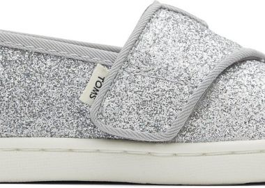 Βρεφικά Παπούτσια Toms για Κορίτσια Silver Glitter ΓΚΡΙ - TOMS - 