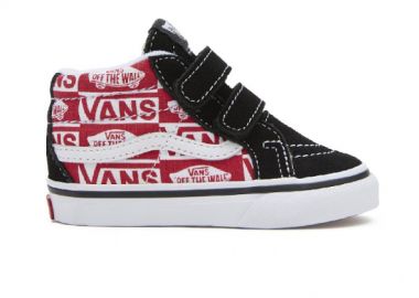 Βρεφικά Παπούτσια Vans για Αγόρια Sk8-Hi Black (Μεγέθη 22-26) ΚΟΚΚΙΝΟ - VANS - 