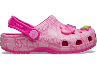 Βρεφικά Σαμπό Crocs Classic Clog Mattel Pink Barbie για Κορίτσια (Μεγέθη 19-28) ΠΟΛΥΧΡΩΜΟ - CROCS - 