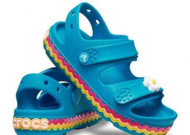 Βρεφικά Σανδάλια Crocs Cruiser RicRac για Κορίτσια Blue (Μεγέθη 19-28) ΡΟΖ - CROCS - 