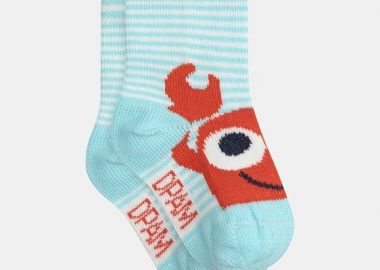 Βρεφικές Κάλτσες για Αγόρια Happy Crab ΜΠΛΕ - DPAM - 