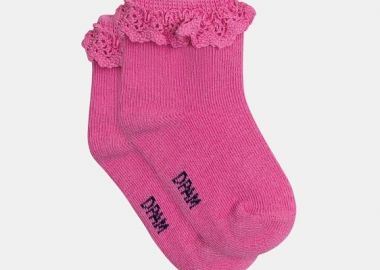 Βρεφικές Κάλτσες για Κορίτσια Fuchsia Detail ΡΟΖ - DPAM - 