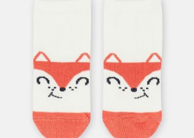 Βρεφικές Κάλτσες Unisex White Foxy ΛΕΥΚΟ - DPAM - 