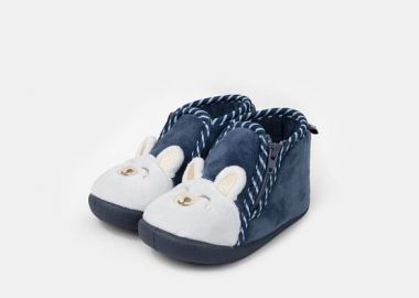 Βρεφικές Παντόφλες για Αγόρια Cute Bear (Μεγέθη 19-23) ΜΠΛΕ - SERGENT MAJOR - 