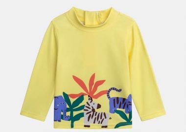 Βρεφική Αντηλιακή Μπλούζα για Αγόρια Yellow Jungle ΚΙΤΡΙΝΟ - DPAM - 