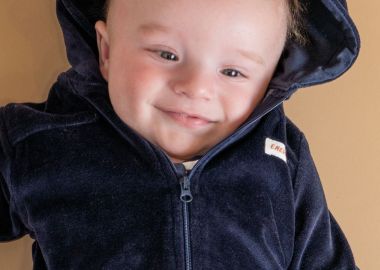 Βρεφική βελουτέ ζακέτα - ΜΑΡΕΝ 11-125451-5 - energiers - 