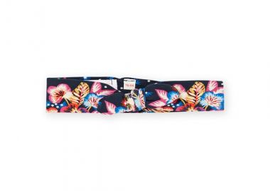 Βρεφική Κορδέλα για Κορίτσια Black Floral ΜΠΛΕ - DPAM - 