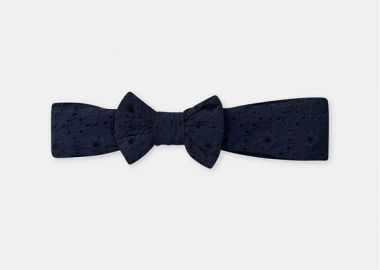Βρεφική Κορδέλα για Κορίτσια Navy Bow ΜΠΛΕ - SERGENT MAJOR - 