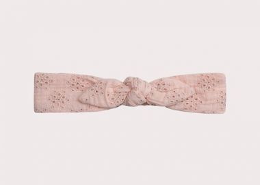 Βρεφική Κορδέλα για Κορίτσια Pink Eyelet ΡΟΖ - DPAM - 