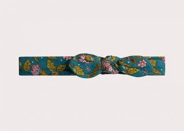 Βρεφική Κορδέλα για Κορίτσια Turquoise Floral ΤΥΡΚΟΥΑΖ - DPAM - 