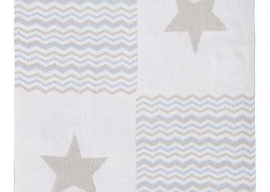 Βρεφική κουβέρτα πλεκτή - Σιέλ 11-116402-9 - energiers - 