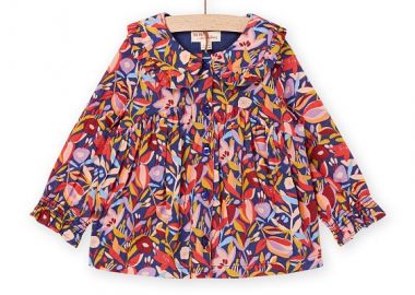 Βρεφική Μπλούζα για Αγόρια Multi Floral ΜΠΛΕ - DPAM - 
