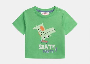 Βρεφική Μπλούζα για Αγόρια Skate Party ΠΡΑΣΙΝΟ - DPAM - 