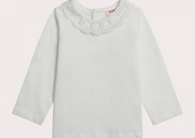 Βρεφική Μπλούζα για Κορίτσια White Embroidery ΛΕΥΚΟ - DPAM - 